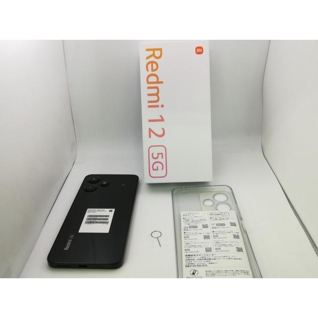 中古】Xiaomi UQmobile 【SIMフリー】 Redmi 12 5G 4GB 128GB