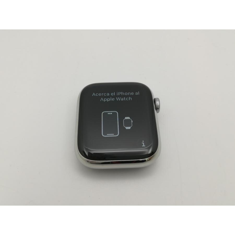 中古】Apple Apple Watch HERMES Series8 45mm Cellular シルバー 