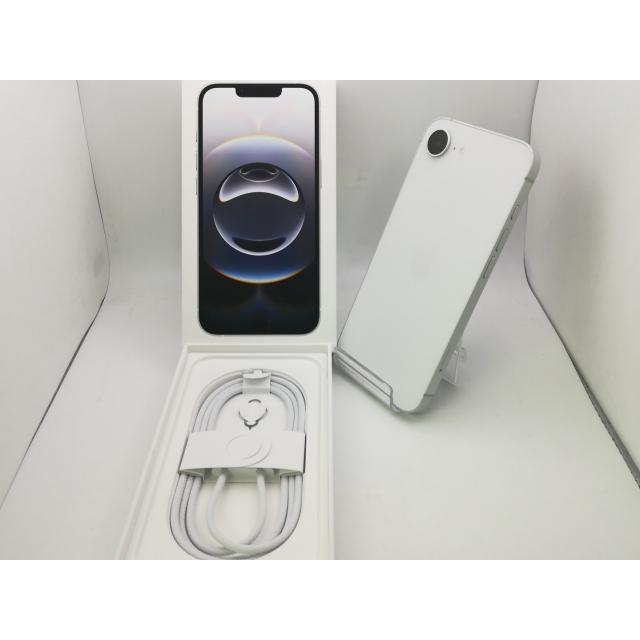 【中古】Apple 国内版 【SIMフリー】 iPhone 16e 128GB ホワイト MD1R4J/A【神保町】保証期間１ヶ月【ランクA】の画像