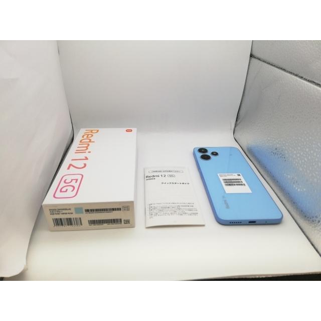 中古】Xiaomi UQmobile 【SIMフリー】 Redmi 12 5G 4GB 128GB スカイ