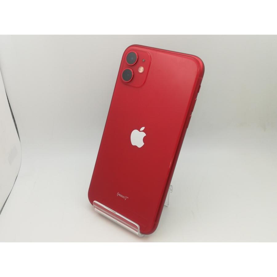 iPhone 11 64GB 赤　simロック　ジャンク品 中古】Apple au 【SIMロック解除済み】 iPhone 11 64GB (PRODUCT)RED