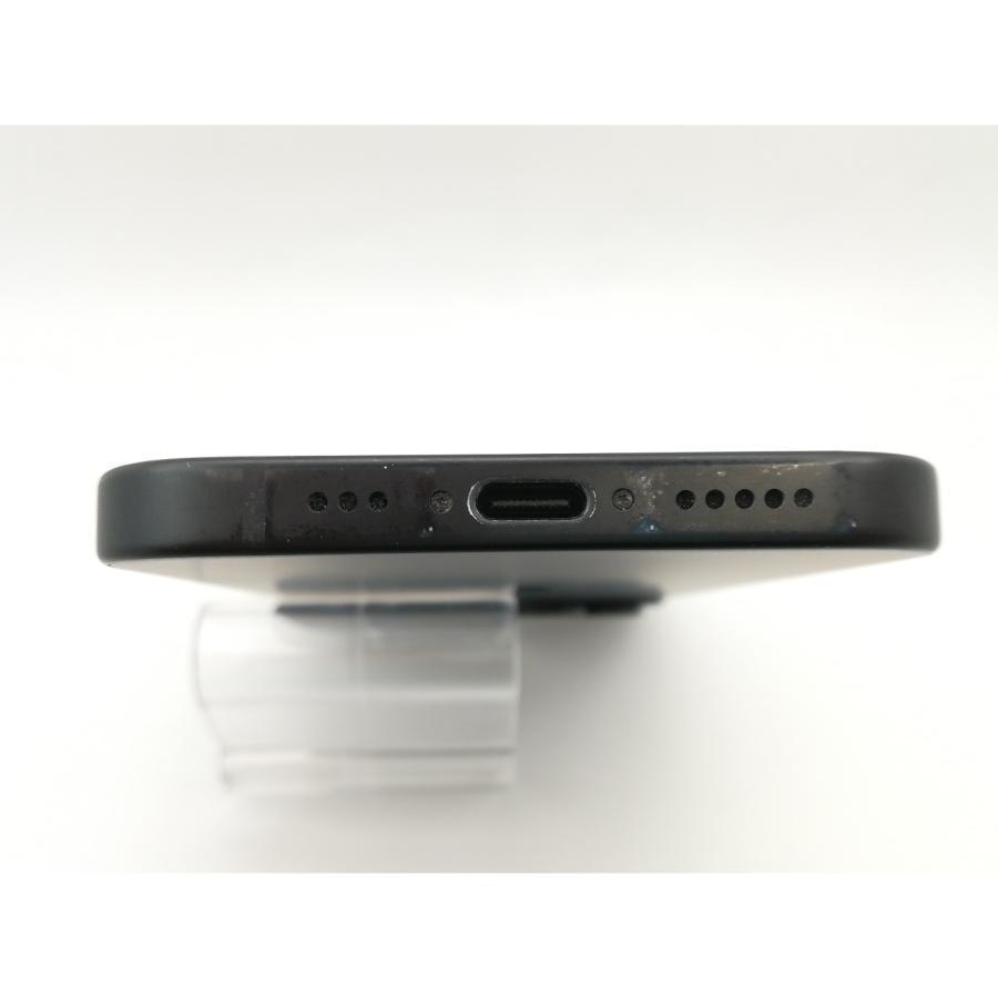 【中古】Apple docomo 【SIMフリー】 iPhone 15 128GB ブラック MTMH3J/A【新橋】保証期間１ヶ月【ランクC】の画像