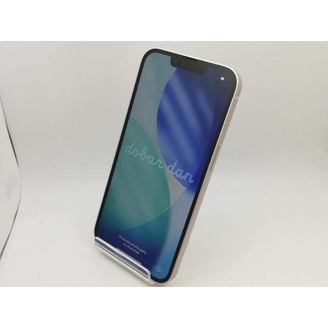 【中古】Apple docomo 【SIMフリー】 iPhone 13 128GB スターライト MLND3J/A【新橋】保証期間１ヶ月【ランクA】の画像