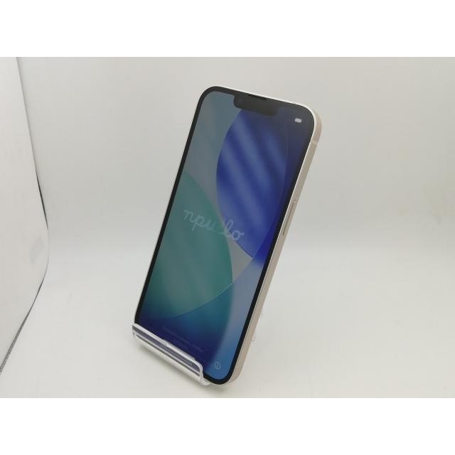 【中古】Apple docomo 【SIMフリー】 iPhone 13 128GB スターライト MLND3J/A【新橋】保証期間１ヶ月【ランクB】の画像