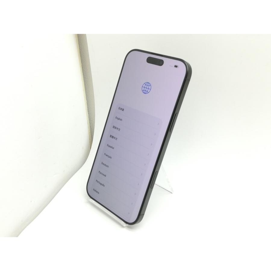【中古】Apple 国内版 【SIMフリー】 iPhone 16 Pro Max 256GB ブラックチタニウム MYWG3J/A【新橋】保証期間１ヶ月【ランクC】の画像