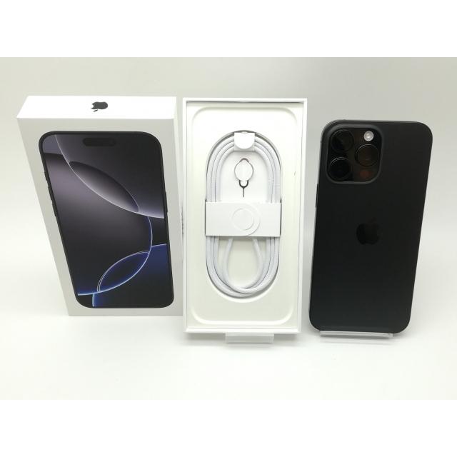 【中古】Apple 国内版 【SIMフリー】 iPhone 16 Pro Max 256GB ブラックチタニウム MYWG3J/A【新橋】保証期間１ヶ月【ランクC】の画像