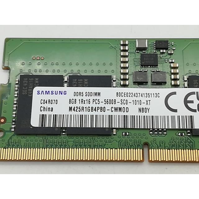 中古】262PIN SODIMM 8GB DDR5-5600(PC5-44800)【ノートPC用】【秋葉2