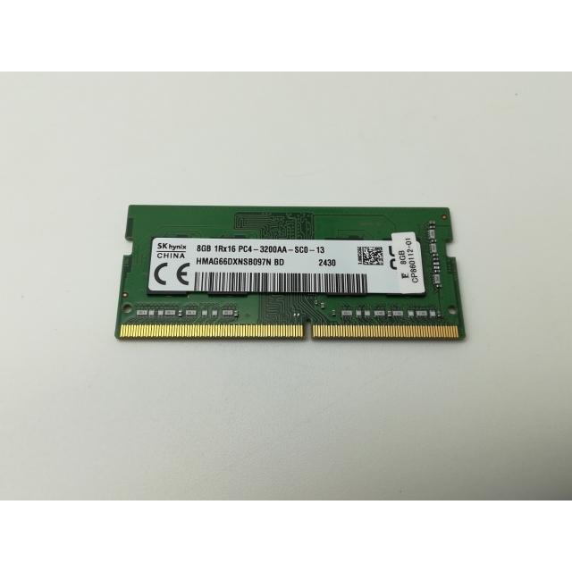 中古】260PIN 8GB DDR4-3200(PC4-25600) SODIMM 【ノートPC用】【新橋