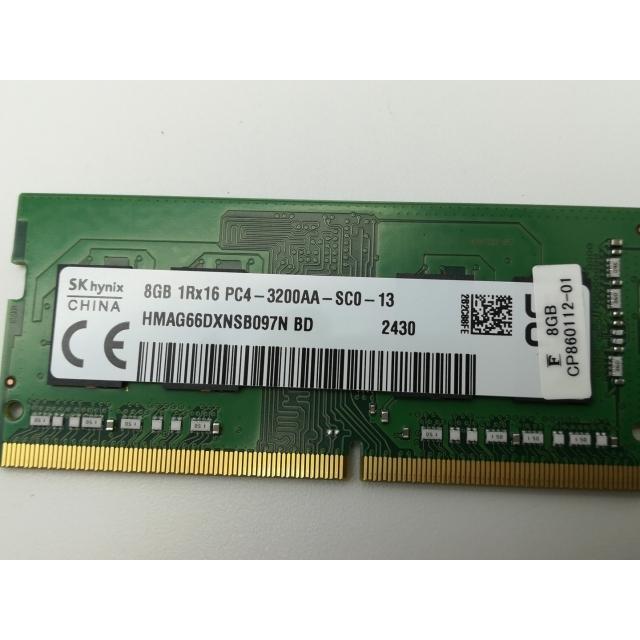中古】260PIN 8GB DDR4-3200(PC4-25600) SODIMM 【ノートPC用】【新橋