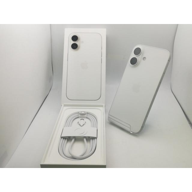 中古】Apple docomo 【SIMフリー】 iPhone 16 128GB ホワイト MYDR3J/A