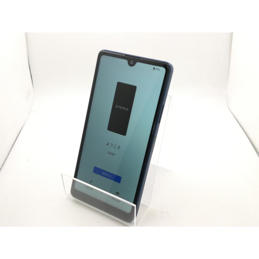 Sony Xperia Aseⅲ　美品　ブルー　SIMフリー 中古】SONY au 【SIMフリー】 Xperia Ace III ブルー 4GB 64GB SOG08