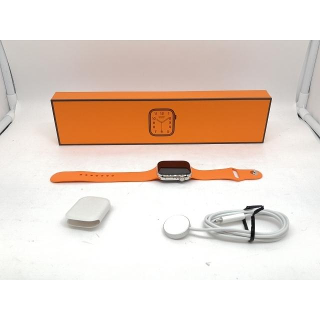 【中古】Apple Apple Watch HERMES Series7 45mm Cellular シルバーステンレススチールケース (バンド無し)【大宮東口】保証期間１ヶ月【ランクB】｜janpara｜08