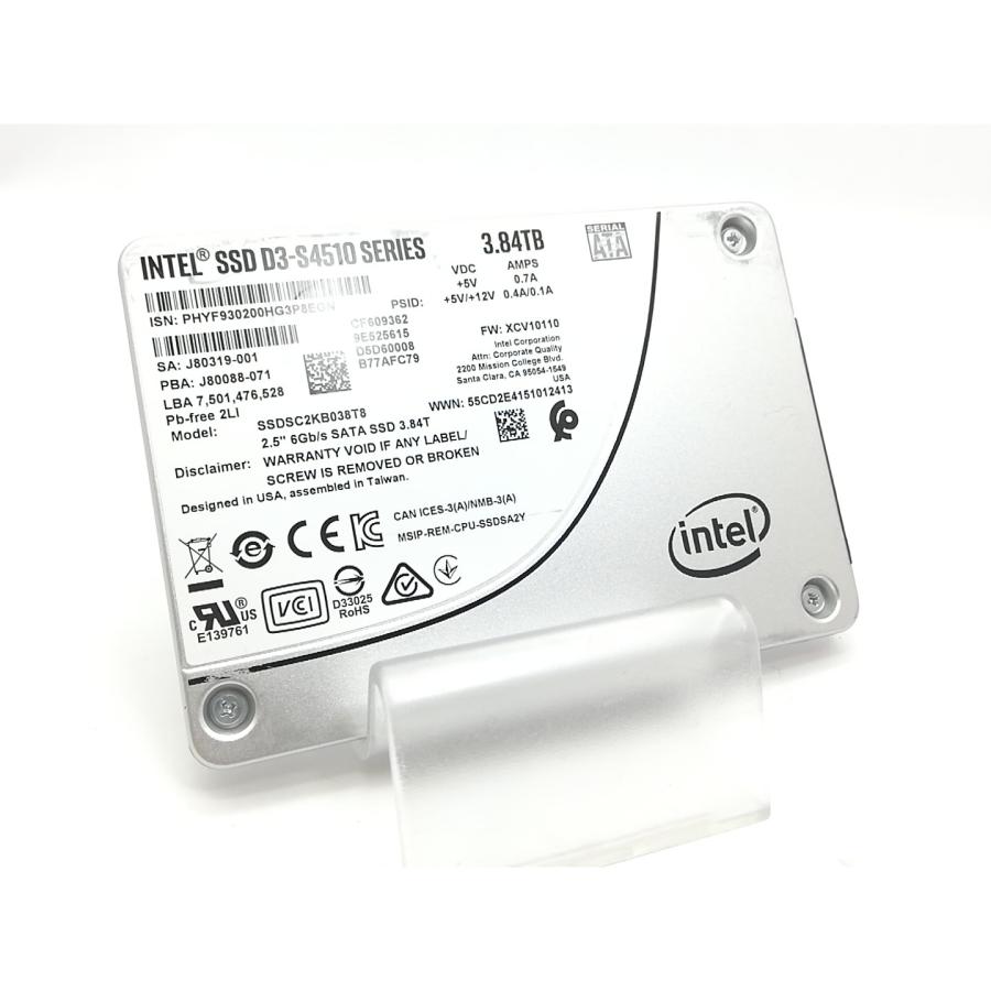 INTEL DC SSD D3-S4510 3.84TB SATA 中古｜内蔵型SSD