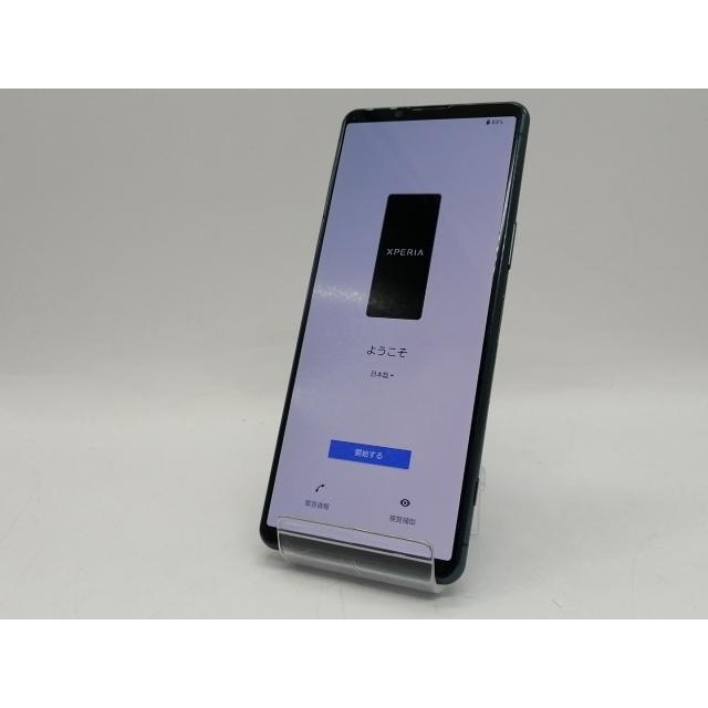 中古】SONY 国内版 【SIMフリー】 Xperia 5 III 8GB 256GB グリーン XQ 