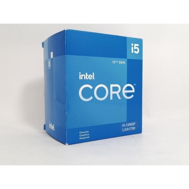 CPU Intel i5 12400F 中古 中古】Intel Core i5-12400F(2.5GHz) Box LGA1700/6C(P:6C/E:0C)/12T