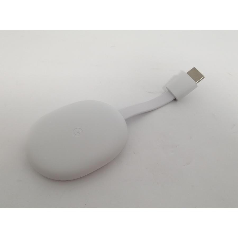 中古】Google Chromecast with Google TV 4K（2020） スノー GA01919
