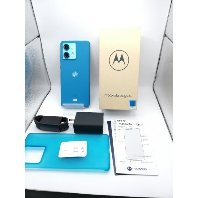 中古】MOTOROLA mineo 【SIMフリー】 edge 40 neo カリビアンブルー 