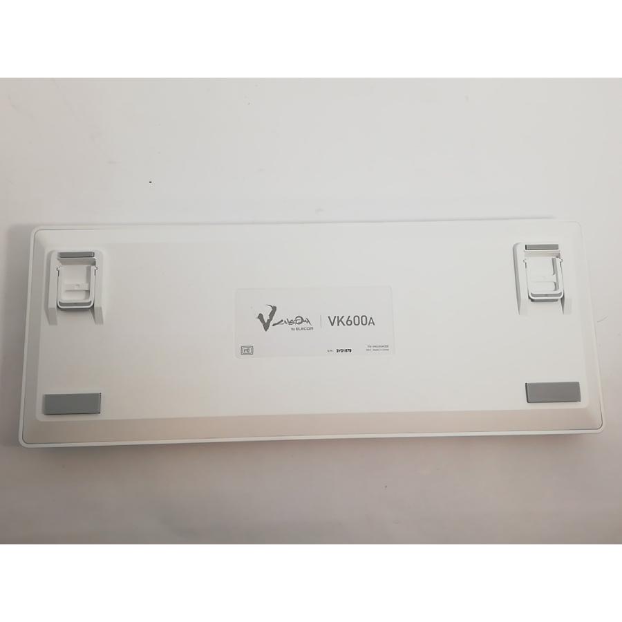 中古】ELECOM V custom TK-VK600AWH 磁気スイッチ/65%キーボード/RGB