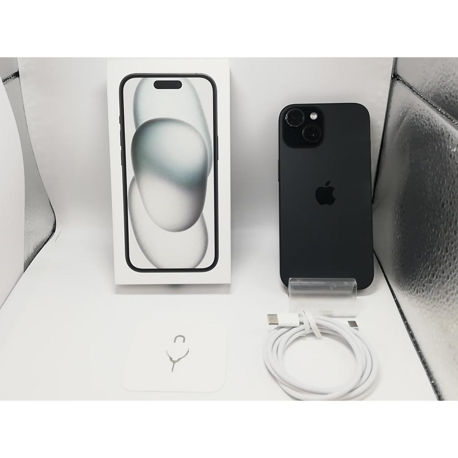 中古】Apple 国内版 【SIMフリー】 iPhone 15 128GB ブラック MTMH3J/A