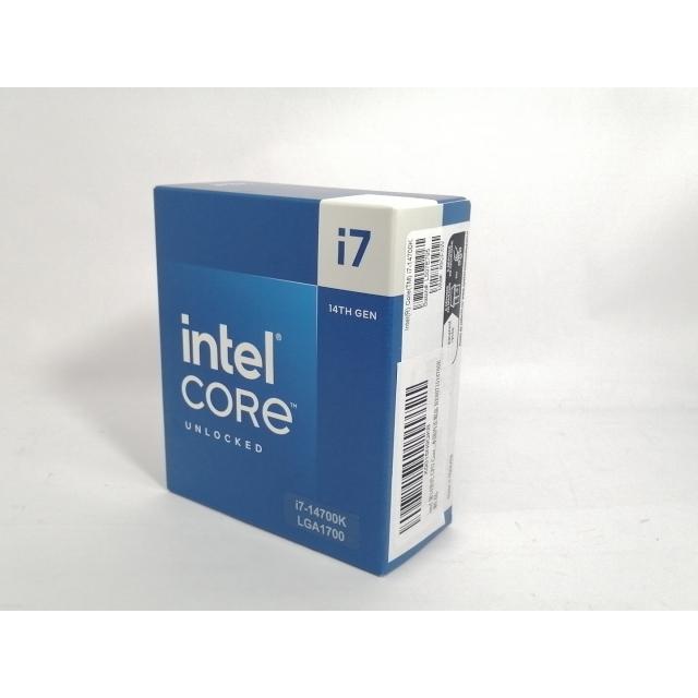 新品未開封 Intel Core i7-14700K LGA1700 未使用】Intel Core i7-14700K(3.4GHz) Box LGA1700/20C(P:8C/E:12C