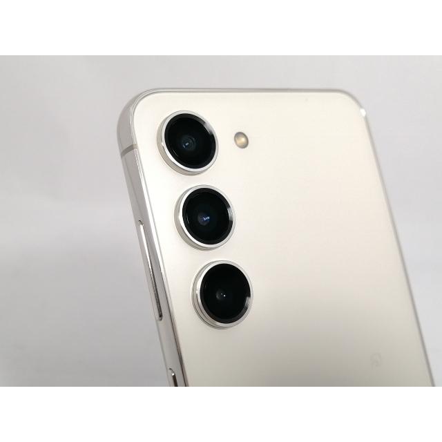 中古】SAMSUNG au 【SIMフリー】 Galaxy S23 クリーム 8GB 256GB SCG19