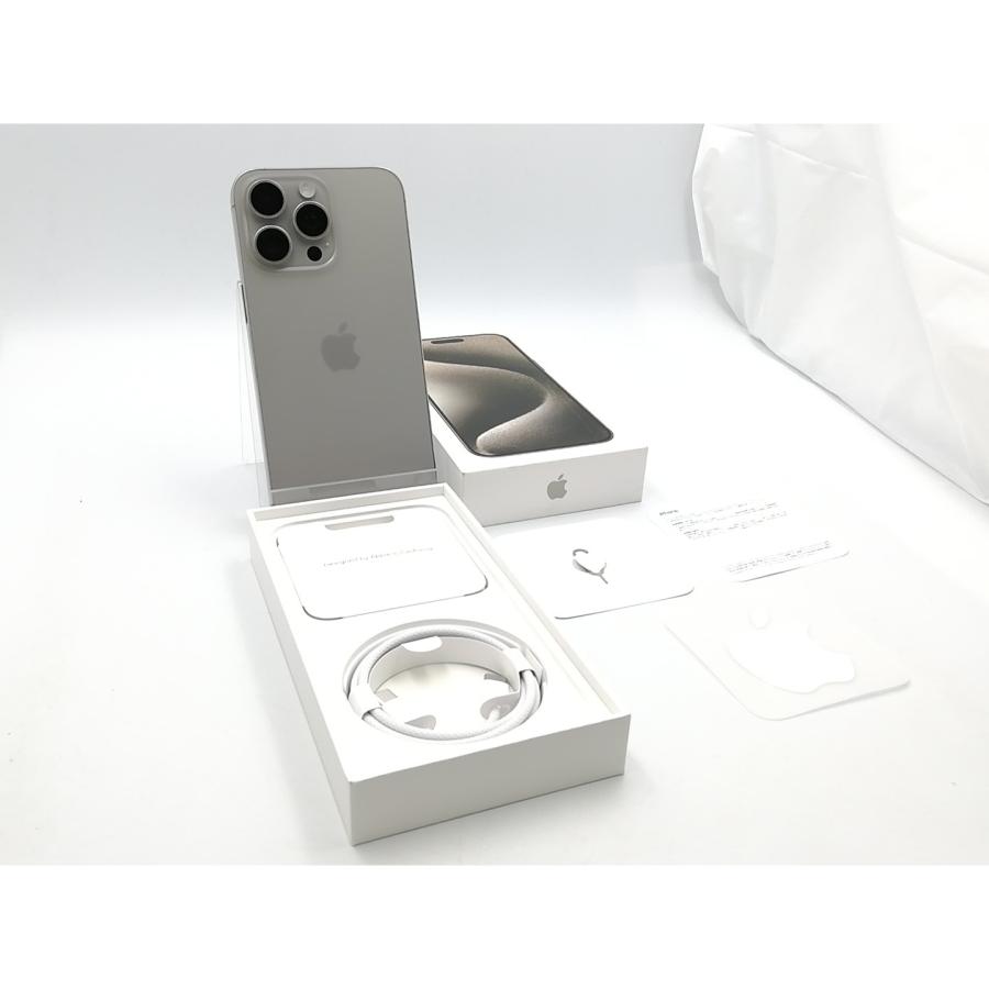 【中古】Apple 国内版 【SIMフリー】 iPhone 15 Pro Max 1TB ナチュラルチタニウム MU713J/A【川崎駅前】保証期間１ヶ月【ランクA】の画像