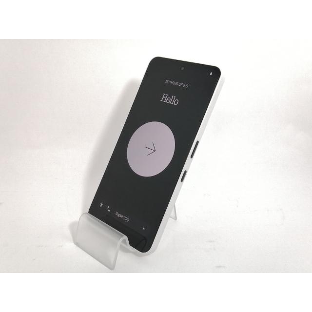 中古】NOTHING 国内版 【SIMフリー】 Nothing Phone (3a) ホワイト 8GB