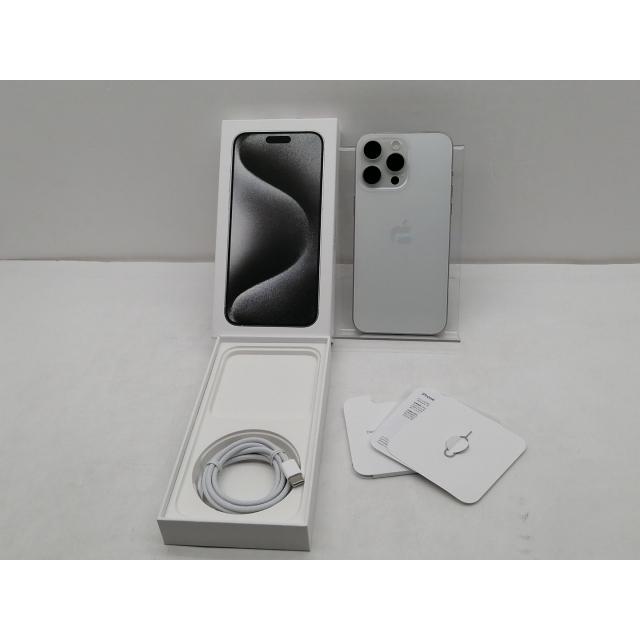 中古】Apple 国内版 【SIMフリー】 iPhone 15 Pro Max 512GB ホワイト