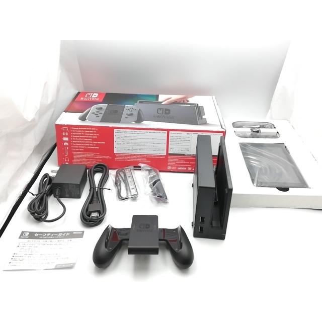 中古】Nintendo Switch 本体 Joy-Con(L)/(R) グレー HAC-S-KAAAA