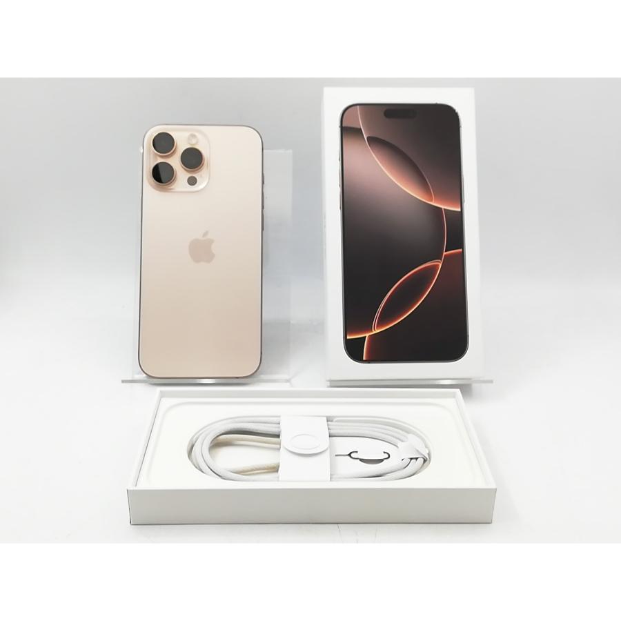 中古】Apple 国内版 【SIMフリー】 iPhone 16 Pro Max 512GB デザート