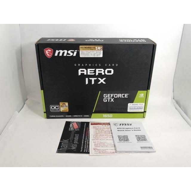 中古品 msi AERO ITX GEFORCE GTX 1650 4GOC 中古】MSI GeForce GTX 1650 AERO ITX 4G OC GTX1650/4GB(GDDR5)/PCI-E