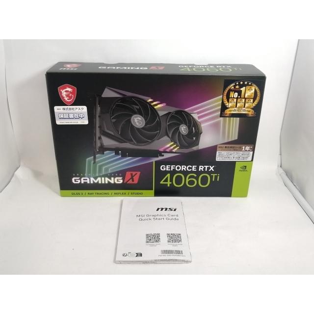 中古】MSI GeForce RTX 4060 Ti GAMING X 8G RTX4060Ti/8GB (GDDR6