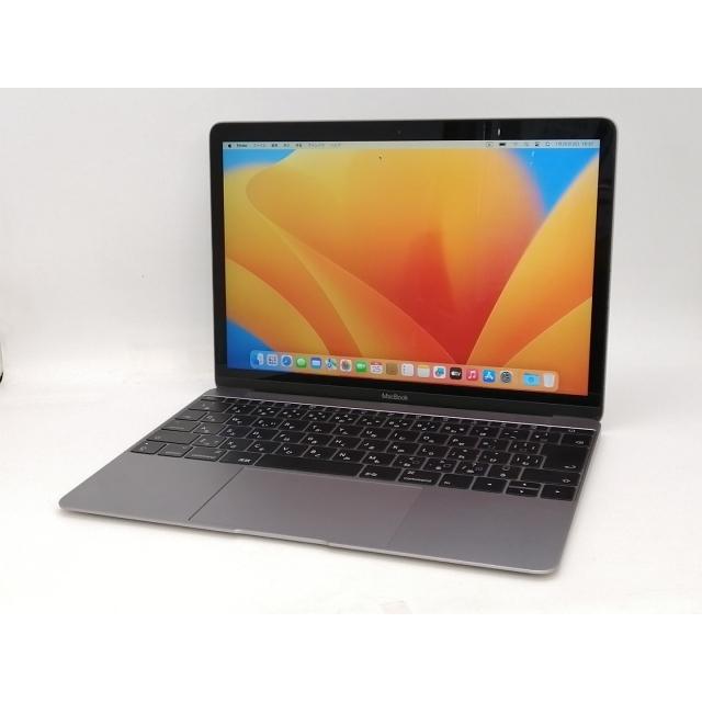 中古】Apple MacBook 12インチ CoreM3:1.2GHz 256GB スペースグレイ 