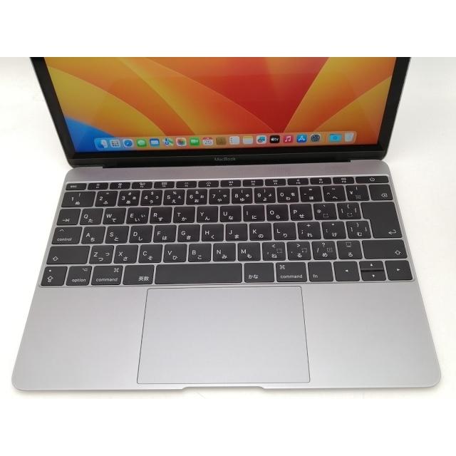 中古】Apple MacBook 12インチ CoreM3:1.2GHz 256GB スペースグレイ 