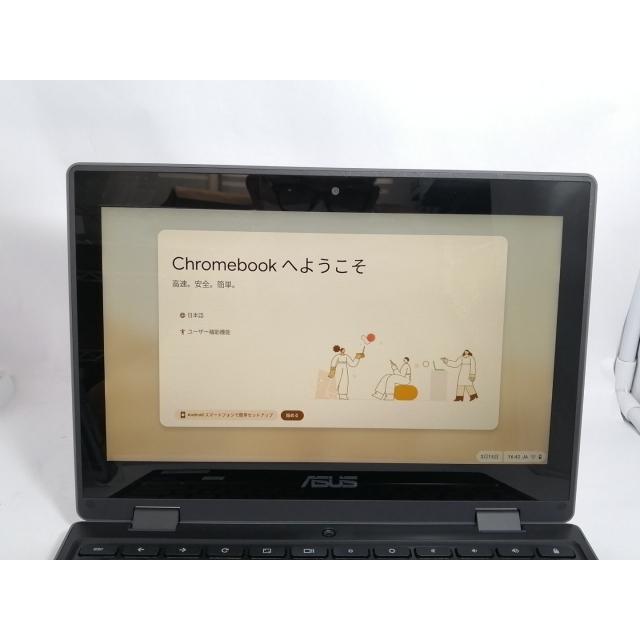 中古】Chromebook Flip CR1(CR1100) CR1100FKA-BP0003 ダークグレー