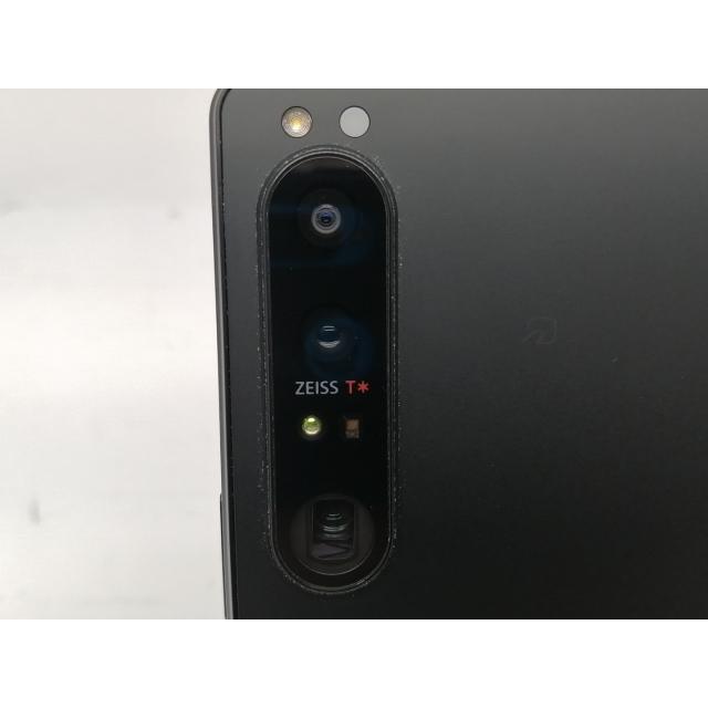 中古】SONY au 【SIMフリー】 Xperia 1 IV ブラック 12GB 256GB SOG06