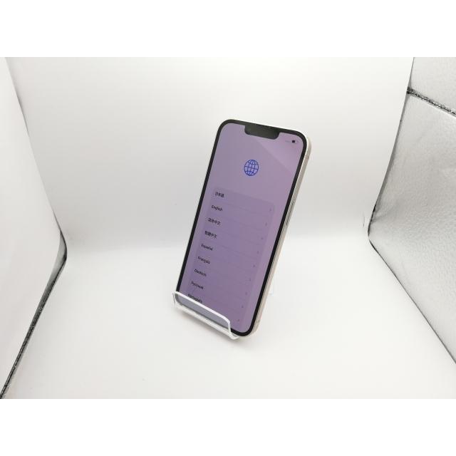 【中古】Apple docomo 【SIMフリー】 iPhone 13 128GB スターライト MLND3J/A【新宿】保証期間１ヶ月【ランクC】の画像