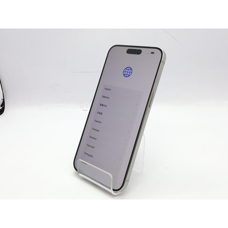 【中古】Apple 国内版 【SIMフリー】 iPhone 15 Pro Max 1TB ホワイトチタニウム MU703J/A【立川フロム中武】保証期間１ヶ月【ランクB】の画像