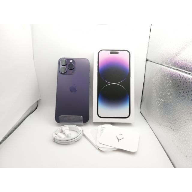【中古】Apple 国内版 【SIMフリー】 iPhone 14 Pro Max 1TB ディープパープル MQ9N3J/A【新宿】保証期間１ヶ月【ランクB】の画像