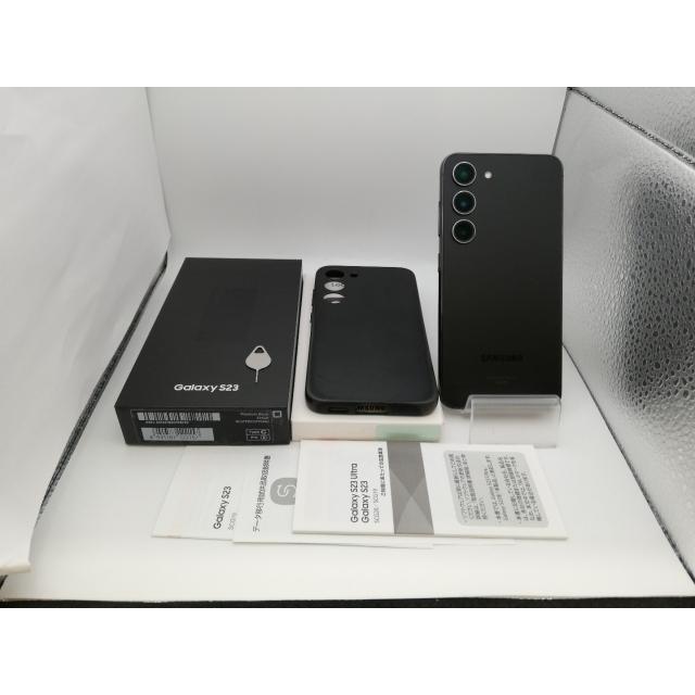中古】SAMSUNG au 【SIMフリー】 Galaxy S23 ファントムブラック 8GB