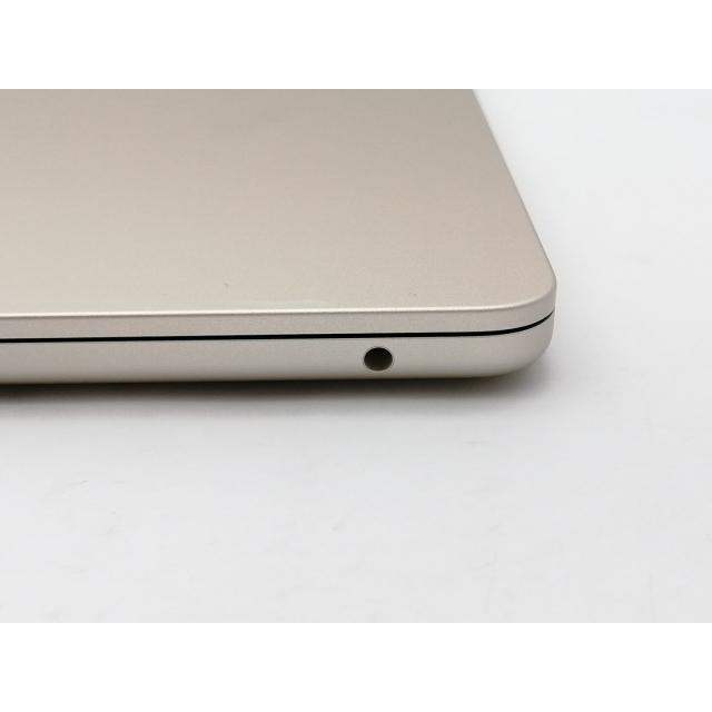 【中古】Apple MacBook Air 13インチ CTO (M3,2024) スターライト M3(CPU:8C/GPU:8C)/8G/256G【新宿2】保証期間１ヶ月【ランクA】の画像