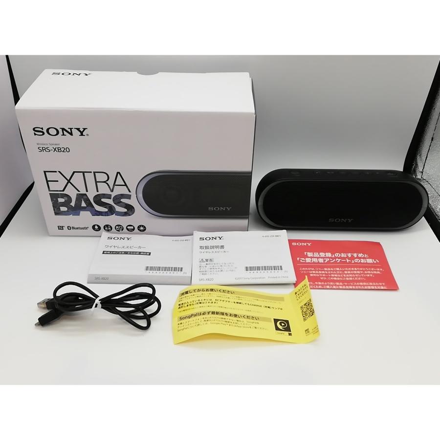 中古】SONY SRS-XB20 （B）ブラック【府中ル・シーニュ】保証期間1