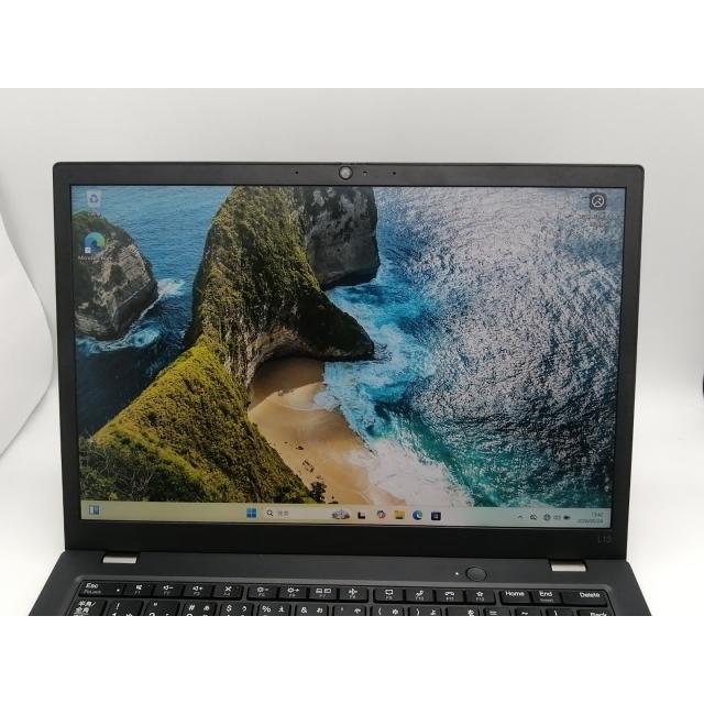 【中古】Lenovo ThinkPad L13 Gen 4 AMD 21FN001GJP ブラック【R3-7330U 16G 256G(SSD) WiFi 13.3LCD】【広島本通】保証期間１ヶ月【ランクA】の画像