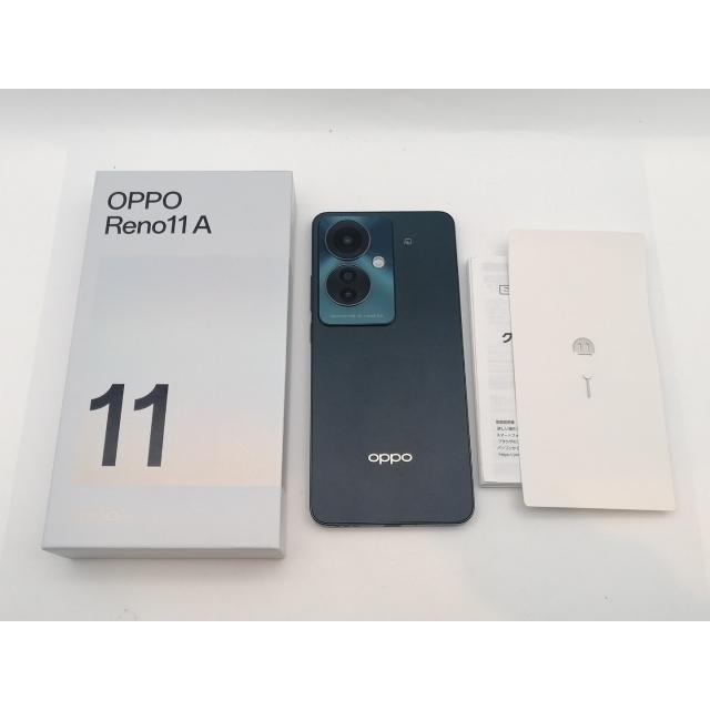 中古】Oppo ymobile 【SIMフリー】 OPPO Reno11 A ダークグリーン 8GB 