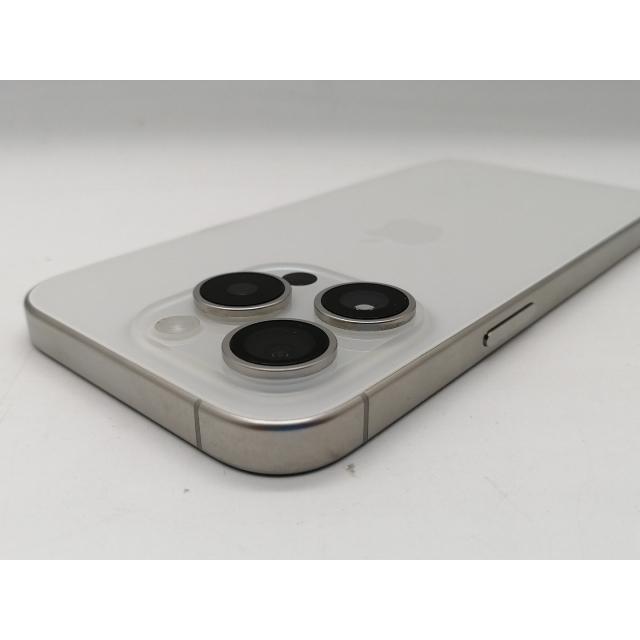 【中古】Apple 国内版 【SIMフリー】 iPhone 15 Pro 128GB ホワイトチタニウム MTU83J/A【吉祥寺】保証期間１ヶ月【ランクA】の画像