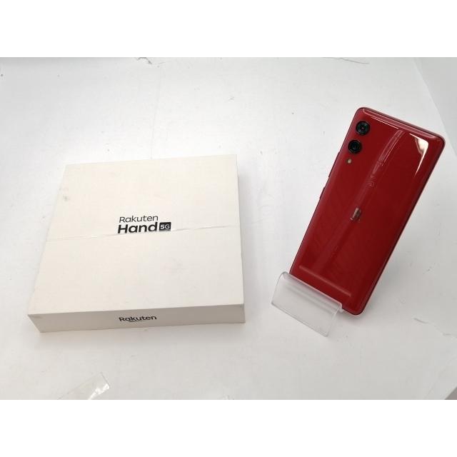 中古】Wiko 楽天モバイル 【SIMフリー】 Rakuten Hand 5G クリムゾン
