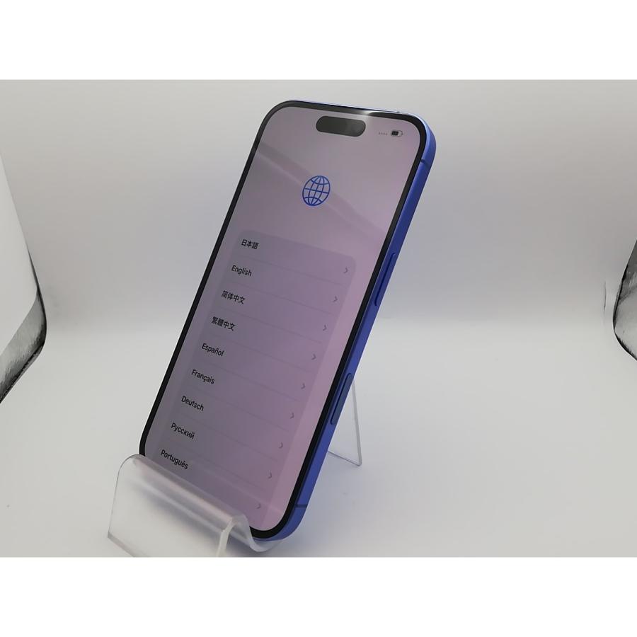 【中古】Apple 国内版 【SIMフリー】 iPhone 16 128GB ウルトラマリン MYDU3J/A【新宿】保証期間１ヶ月【ランクA】の画像