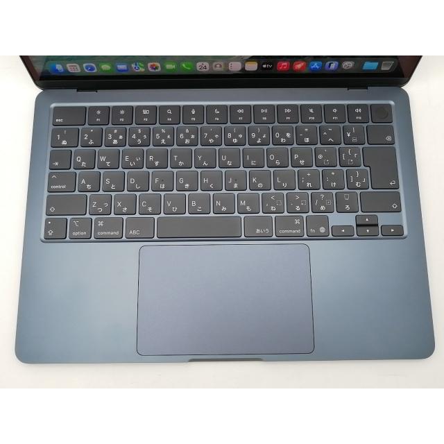 【中古】Apple MacBook Air 13インチ (M4,2025) M4(CPU:10C/GPU:10C) 16GB/512GB ミッドナイト MW133J/A【新宿2】保証期間１ヶ月【ランクA】の画像
