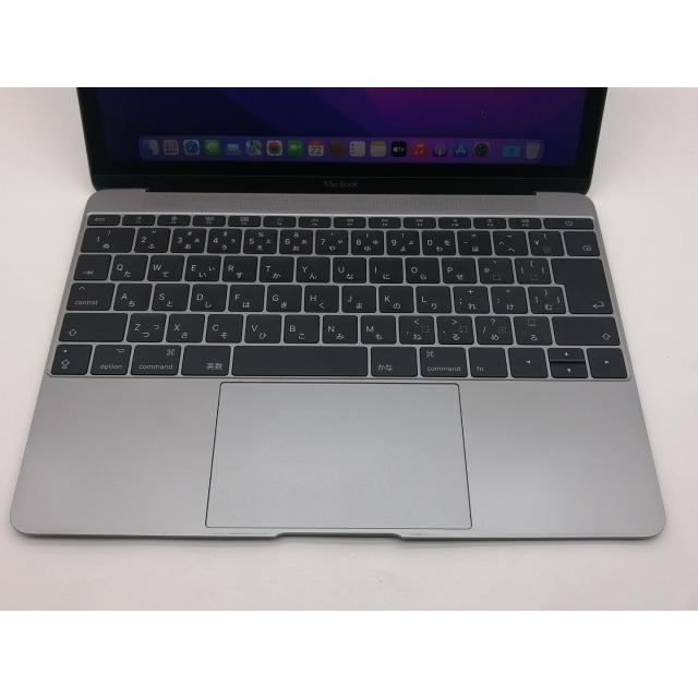 中古】Apple MacBook 12インチ CoreM3:1.2GHz 256GB スペースグレイ