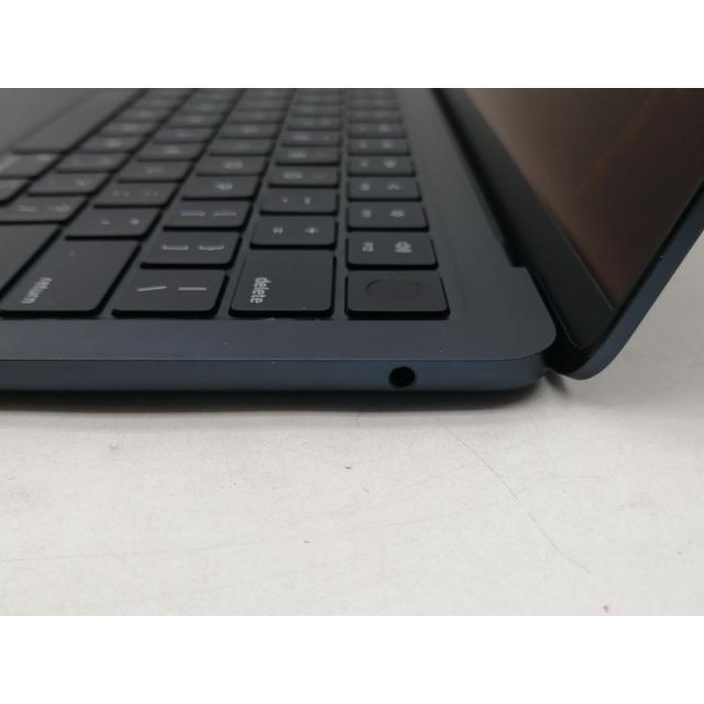 【中古】MacBook Air 13インチ  M3(CPU:8C/GPU:10C) 16GB/512GB ミッドナイト MXCV3J/A (13インチ, M3, 2024)【仙台イービーンズ】保証期間１ヶ月【ランクB】の画像